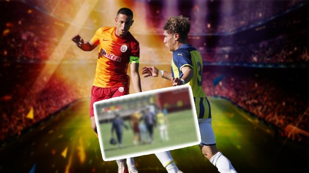SPOR HABERİ - Galatasaray Fenerbahçe U19 maçında alkışlanacak hareket!
