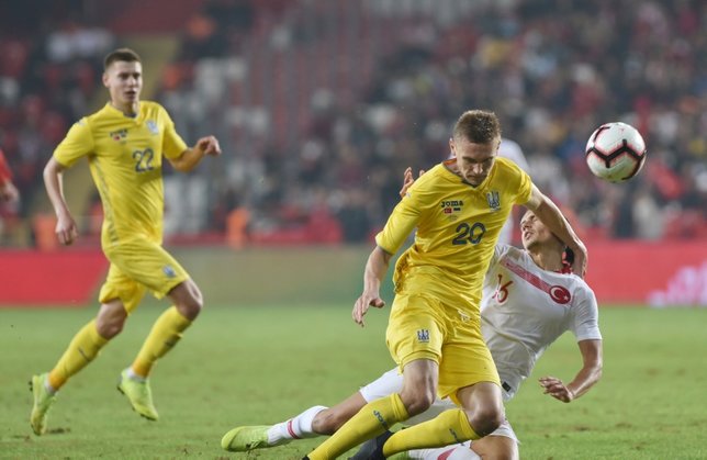 Türkiye - Ukrayna maçından kareler!