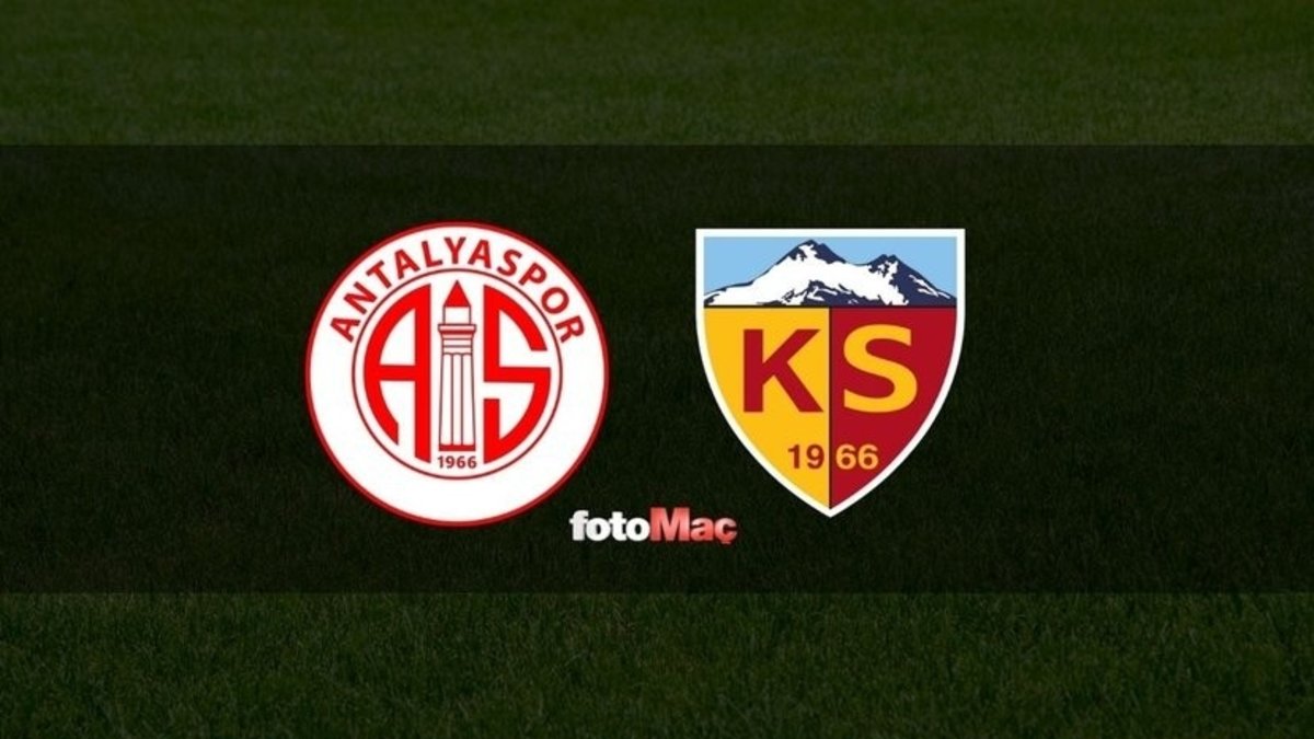 Antalyaspor - Kayserispor maçı CANLI | Trendyol Süper Lig