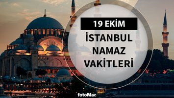 İstanbul namaz vakitleri 🤲19 Ekim 2024