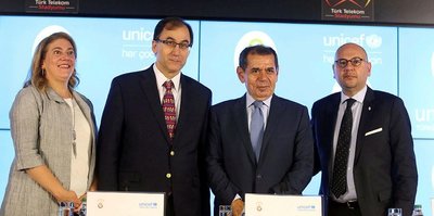 Galatasaray, UNICEF ile imzaladı