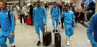 Beşiktaşlı idareciler karşıladı