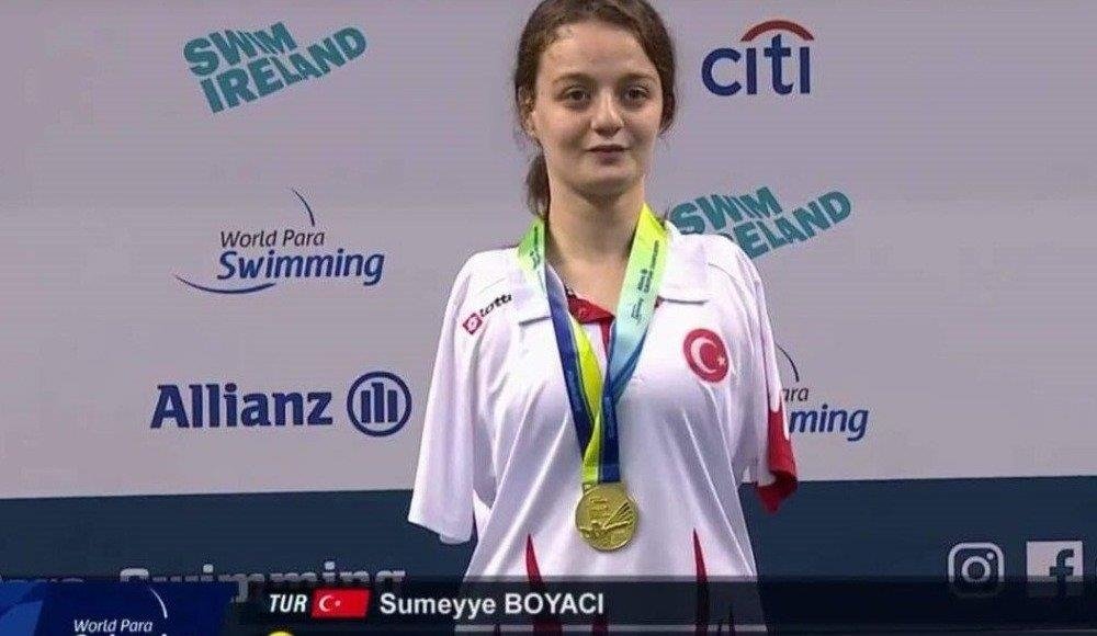 Sümeyye Boyacı'dan altın madalya