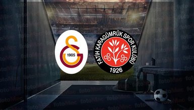GALATASARAY FATİH KARAGÜMRÜK CANLI | Galatasaray - Fatih Karagümrük maçı ne zaman, saat kaçta ve hangi kanalda canlı yayınlanacak?