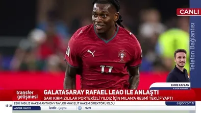 Leao Galatasaray'a 'evet' dedi! O rakama anlaşma sağlandı