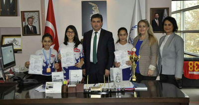 Şampiyon atıcılardan Eskici'ye ziyaret