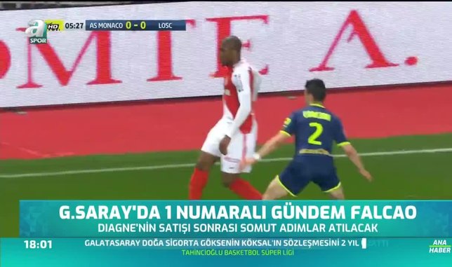 Galatasaray'da 1 numaralı gündem Falcao