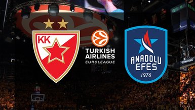 Kızılyıldız Anadolu Efes maçı canlı