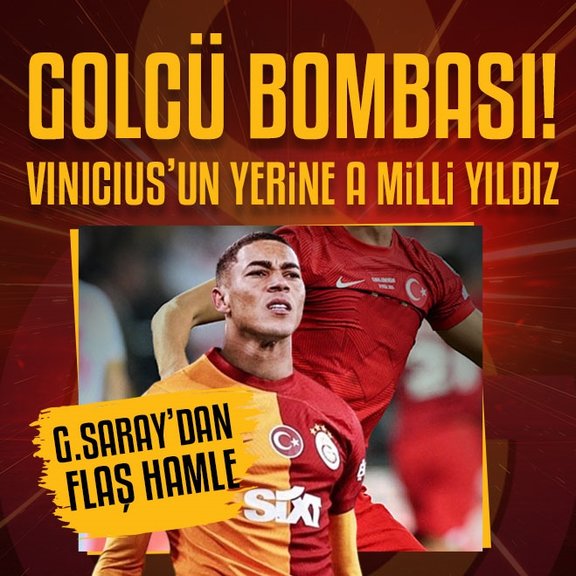 TRANSFER HABERİ: Galatasaray’dan golcü bombası! Vinicius’un yerine A Milli yıldız