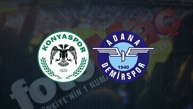 Konyaspor Adana Demirspor maçı CANLI