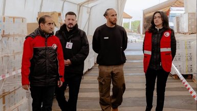 Lewis Hamilton Gazze'ye destek için Ürdün'de