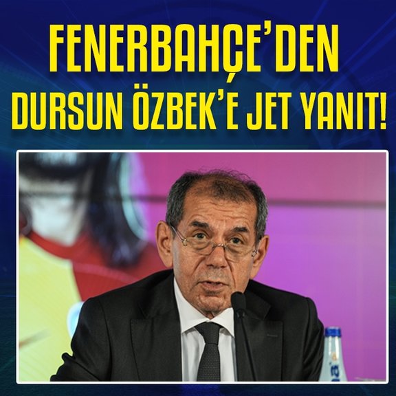 Fenerbahçe’den Galatasaray’a jet yanıt!