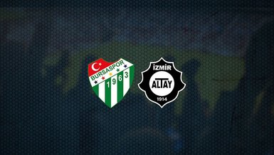 Bursaspor - Altay maçı ne zaman, saat kaçta ve hangi kanalda canlı yayınlanacak? | TFF 1. Lig