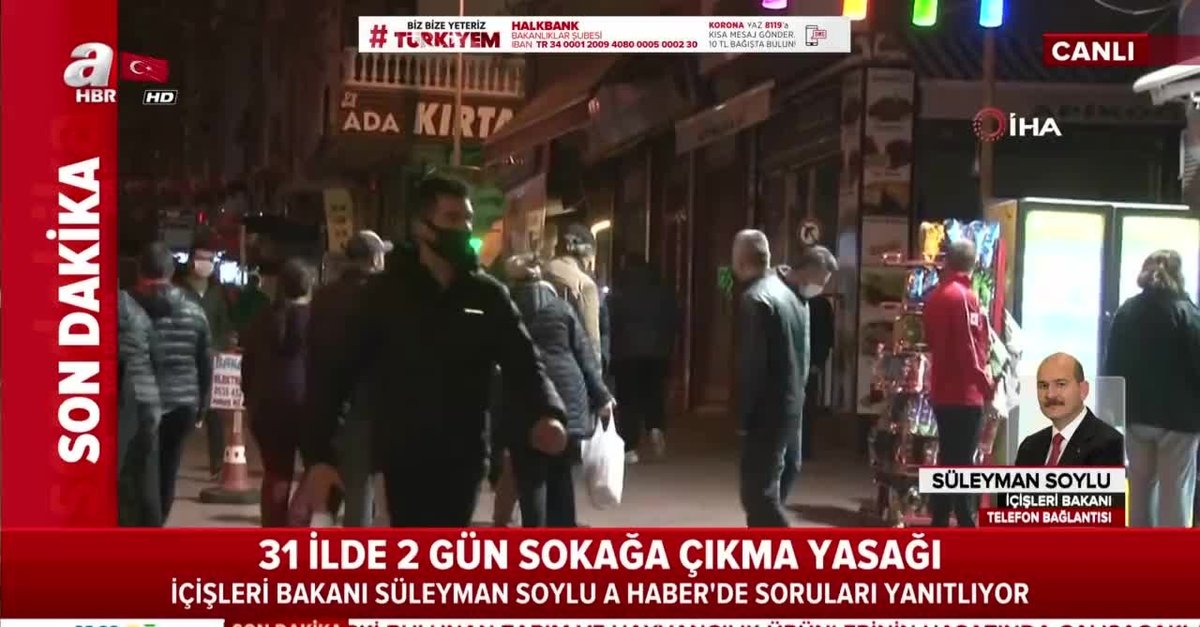 Suleyman Soylu Acikladi Sokaga Cikma Yasaginin Detaylari Neler Son Dakika Diger Sporlar Videolari Fotomac