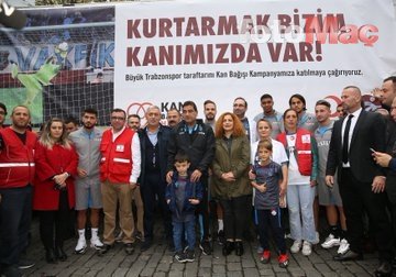 Trabzonspor’dan ’Kurtarmak Bizim Kanımızda Var’ kampanyasına destek