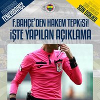 F.Bahçe'den flaş hakem açıklaması!