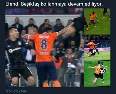 İşte sosyal medyanın Başakşehir - Beşiktaş maçı tepkisi!