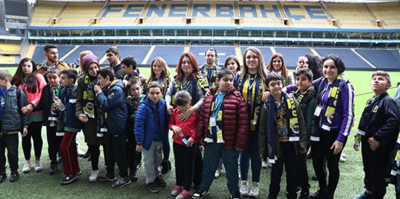 Fenerbahçe, otizmli ve down sendromlu öğrencileri ağırladı