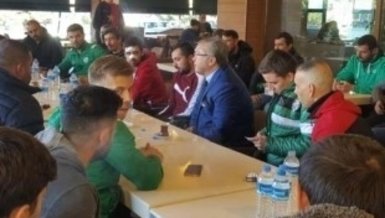 Eskişehirspor Başkanı Akgören yaralanan taraftarları ziyaret etti