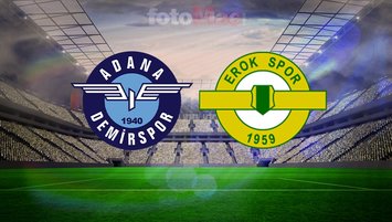 Adana Demirspor-Esenler Erokspor maçı hangi kanalda?
