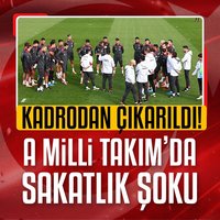 A Milli Takım'da sakatlık şoku! Kadrodan çıkarıldı