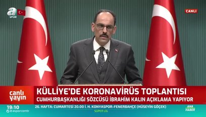 >Cumhurbaşkanlığı'ndan açıklama! Maçlar seyircisiz oynanacak