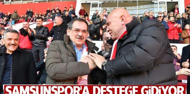 Mustafa Demir takıma destek için Samsun'a gidiyor!
