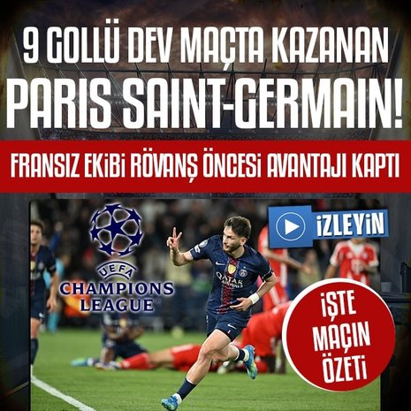 9 gollü dev maçta kazanan PSG!