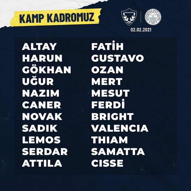 Fenerbahce De Mesut Ozil Karari Erol Bulut Hatayspor Mac Kadrosunda Fotomac