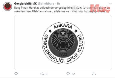 Süper Lig ekiplerinden Barış Pınarı Harekatı şehitleri için başsağlığı mesajı!