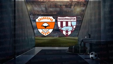 Adanaspor - Bandırmaspor maçı ne zaman, saat kaçta ve hangi kanalda canlı yayınlanacak? | TFF 1. Lig