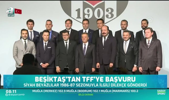 Beşiktaş'tan TFF'ye başvuru