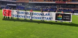 Suriyeli çocuklardan Türkiye’ye teşekkür