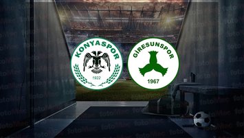 Konyaspor - Giresunspor | CANLI