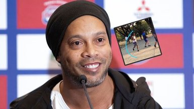 Ronaldinho hapishane turnuvasında şov yaptı! Attığı goller...