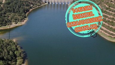 BARAJ DOLULUK ORANLARI - İstanbul baraj doluluk oranı İSKİ 14 Kasım rakamları