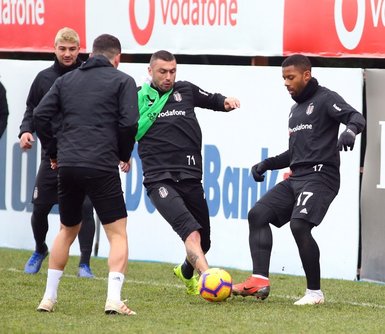 Beşiktaş’ta Erzurumspor maçı hazırlıklarını sürdürdü