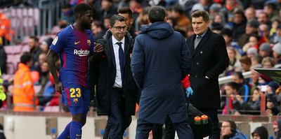 Barcelona'da Umtiti iki ay yok