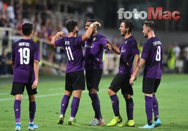Fiorentina - Galatasaray maçından kareler...