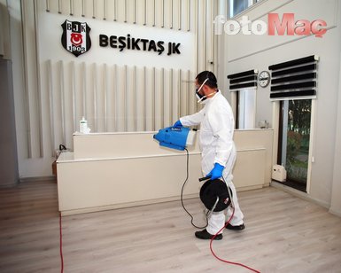Beşiktaş’ta koronavirüs alarmı! Tesisler böyle dezenfekte edildi
