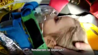 >Mucize bebek Ayda'nın ilk isteği köfte ayran oldu!