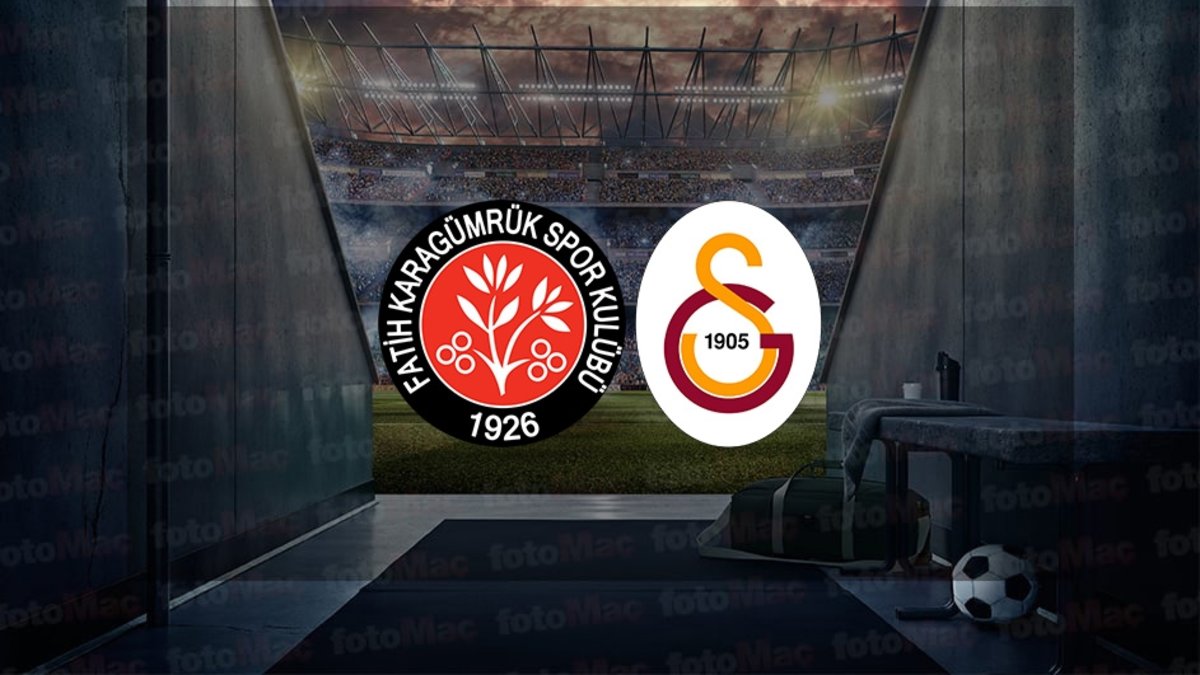 Fatih Karagümrük Galatasaray: Galatasaray maçı saati, kanalı, kadrolar | Karagümrük Galatasaray maçı canlı izle