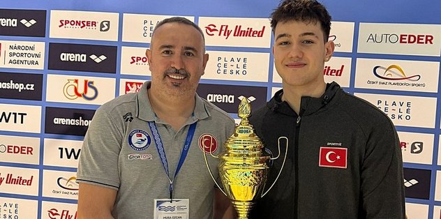 Denizlili yüzücü Ahmet Mete tarih yazdı!