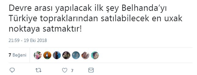Galatasaray taraftarı çıldırdı: ''Defol git Belhanda''