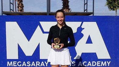 Milli tenisçi Zeynep Sönmez Darya Astakhova'yı yenerek şampiyon oldu