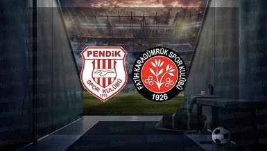 Pendikspor Fatih Karagümrük maçı CANLI