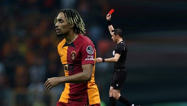 Galatasaray Alanyaspor karşılaşmasında Sacha Boey kırmızı kart gördü!