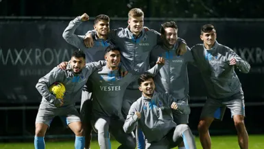 Trabzonspor'da keyifli antrenman