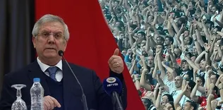 Beşiktaş taraftarından Aziz Yıldırım tezahüratı