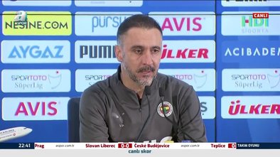 Vitor Pereira derbi sonrası konuştu!